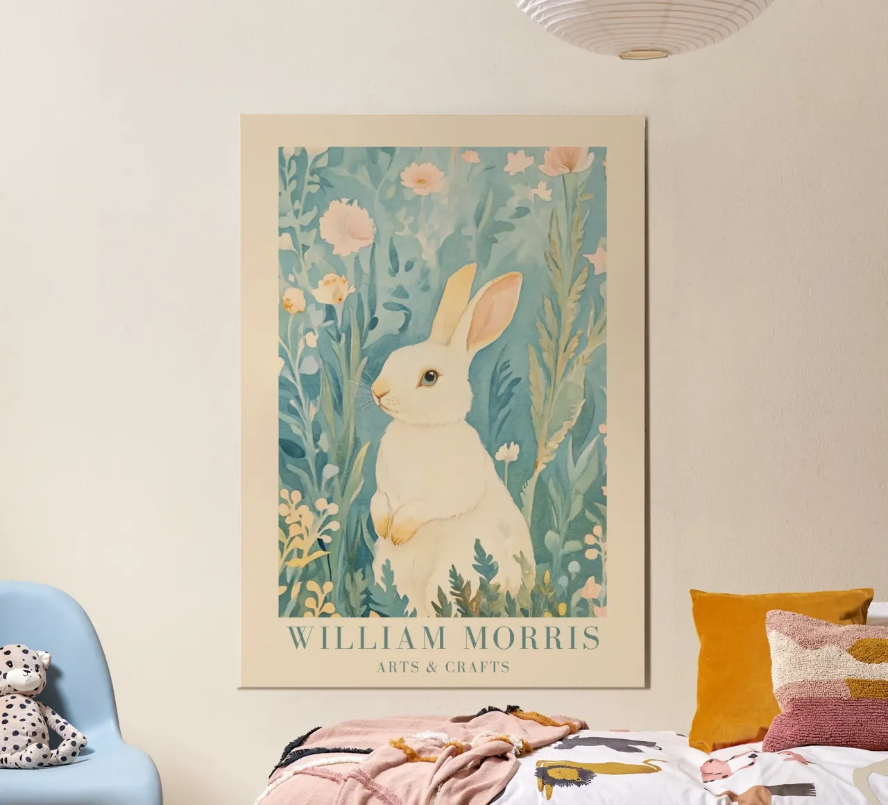 William Morris Hare poster da Botanical Art Studio