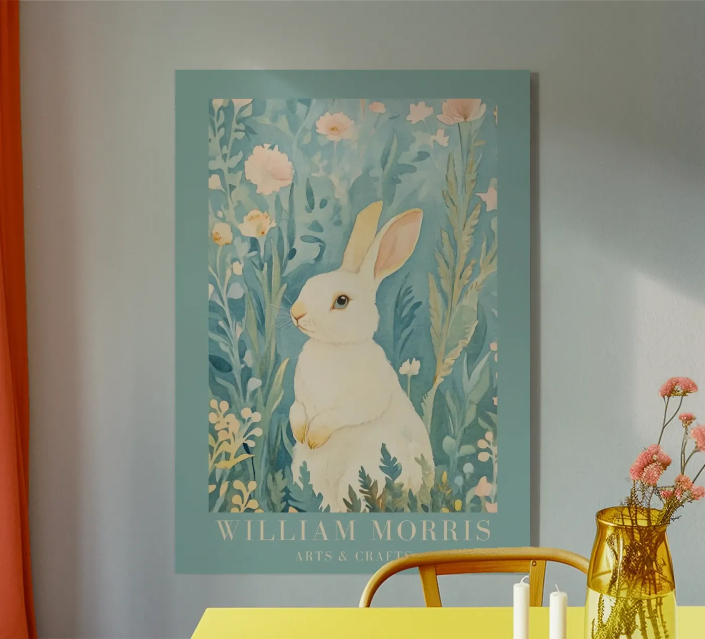 William Morris Hare Acryl-Glas von Botanical Art Studio