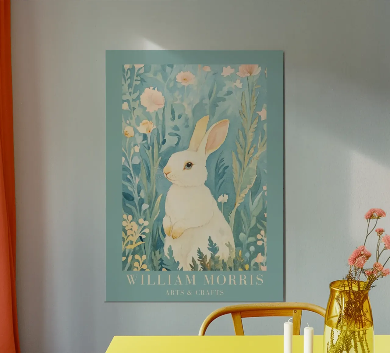 William Morris Hare poster da Botanical Art Studio