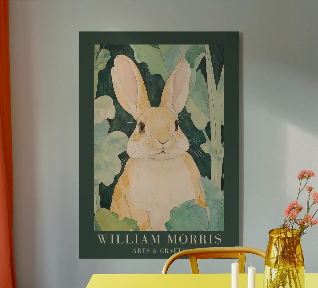 William Morris Hare plexiglass da Botanical Art Studio