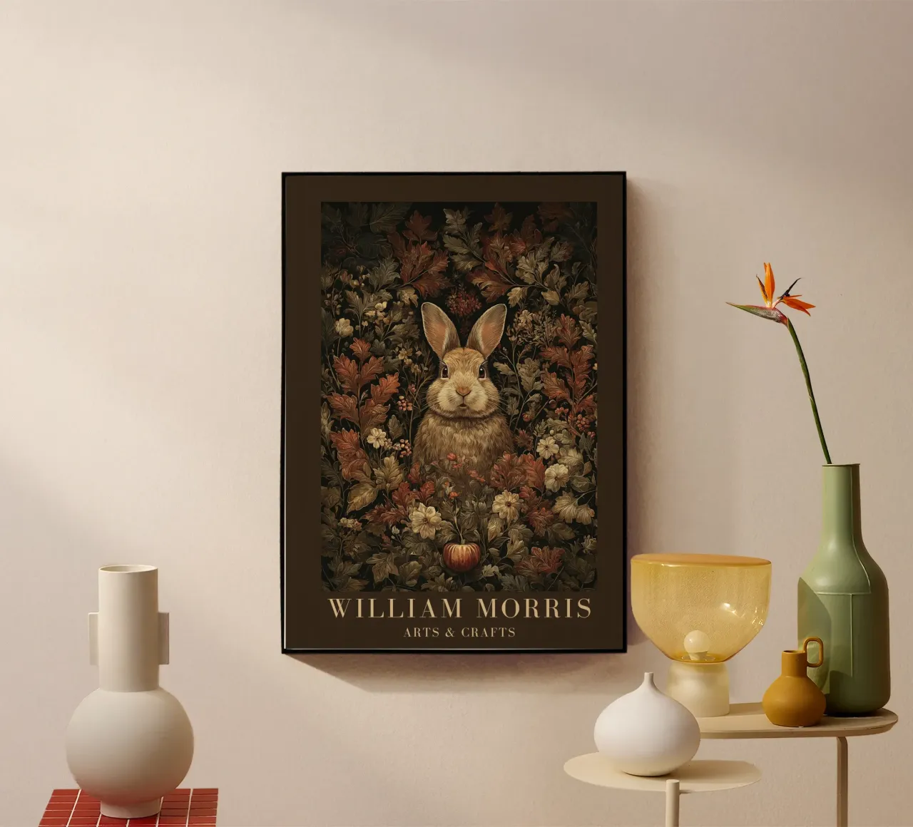 William Morris Hare plexiglass da Botanical Art Studio