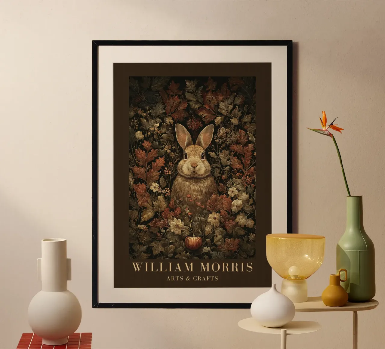 William Morris Hare poster da Botanical Art Studio