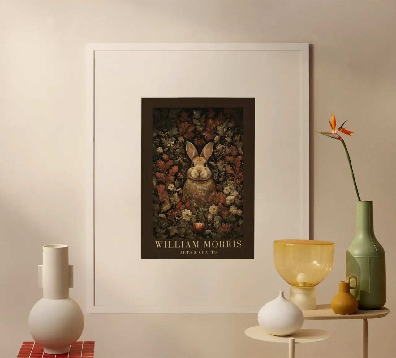 William Morris Hare poster da Botanical Art Studio