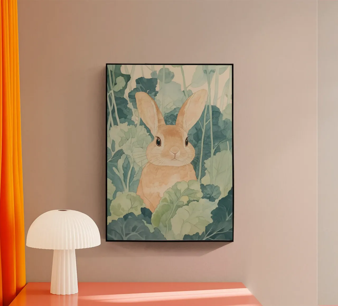 Lepre - William Morris plexiglass da Botanical Art Studio