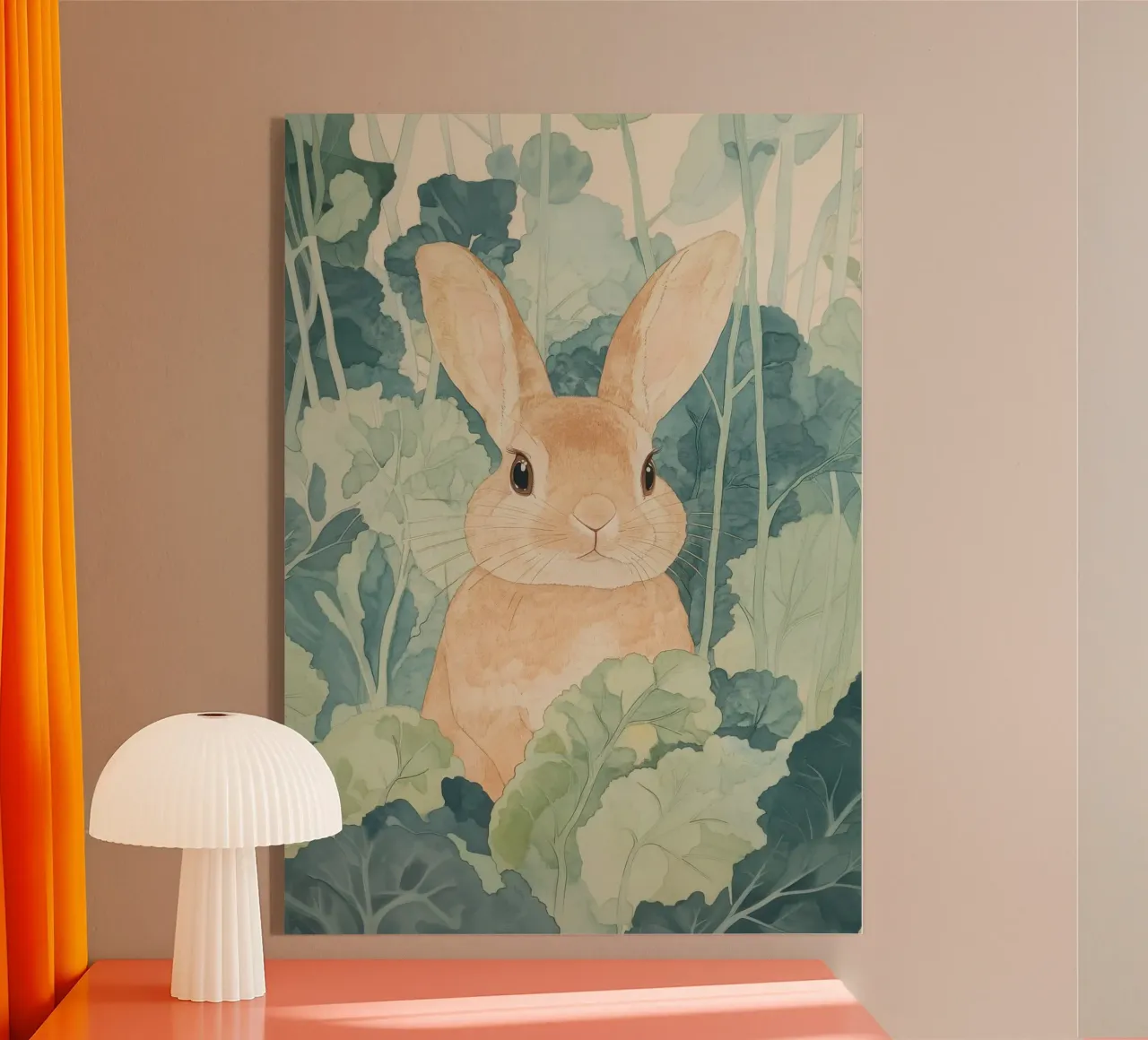 Lepre - William Morris plexiglass da Botanical Art Studio