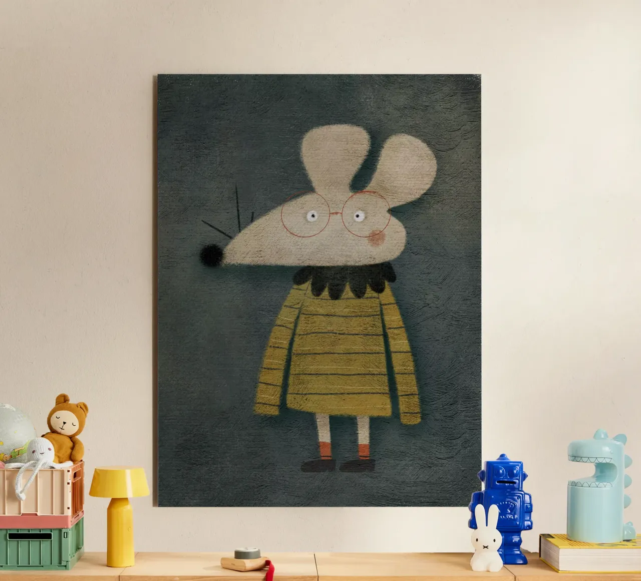 Nelli Suneli - Mouse intelligente alluminio dibond da The Artcircle