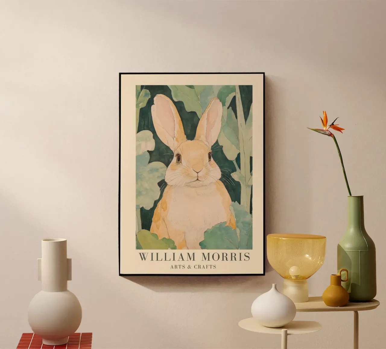 William Morris Hare plexiglass da Botanical Art Studio
