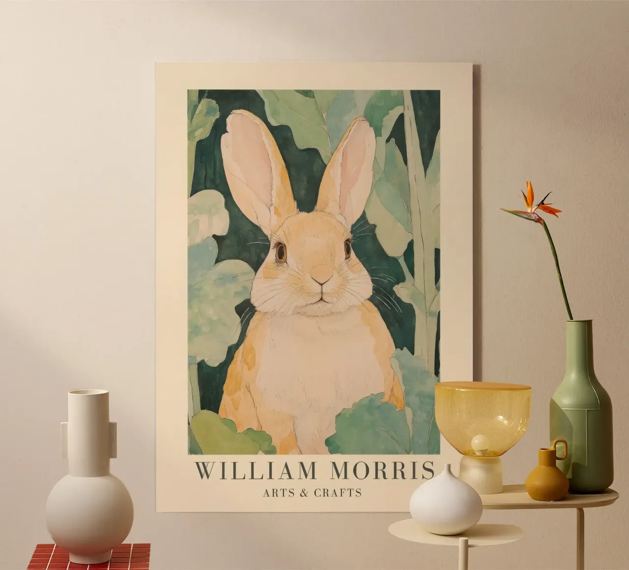 William Morris Hare plexiglass da Botanical Art Studio