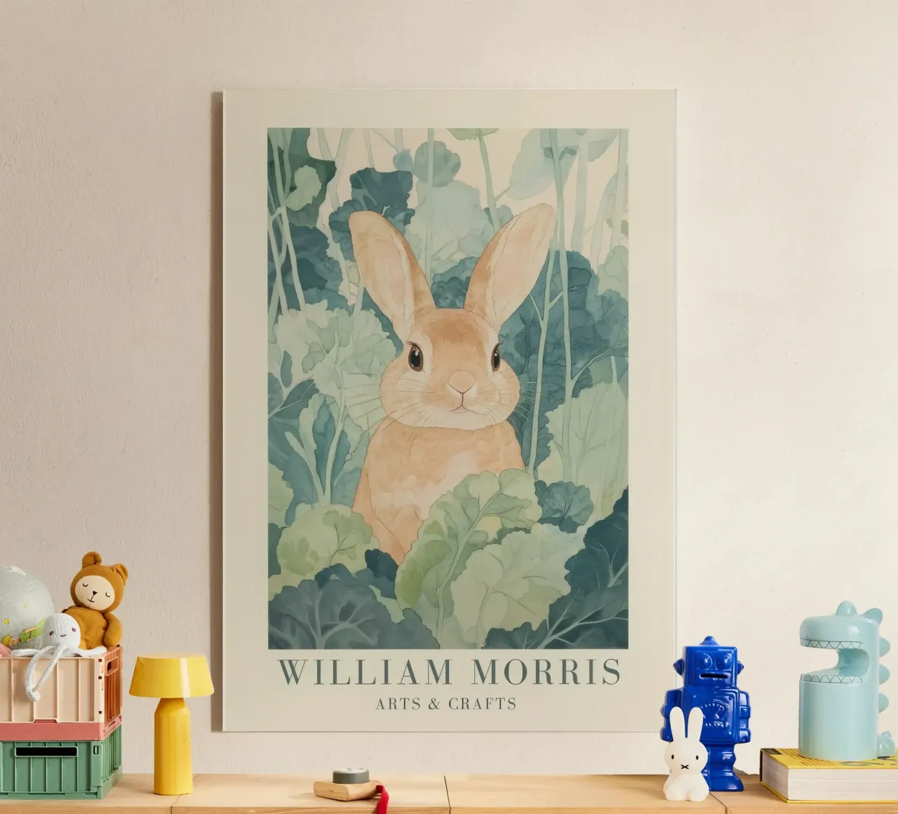 William Morris Hare plexiglass da Botanical Art Studio