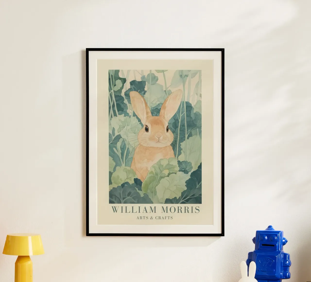 William Morris Hare poster da Botanical Art Studio