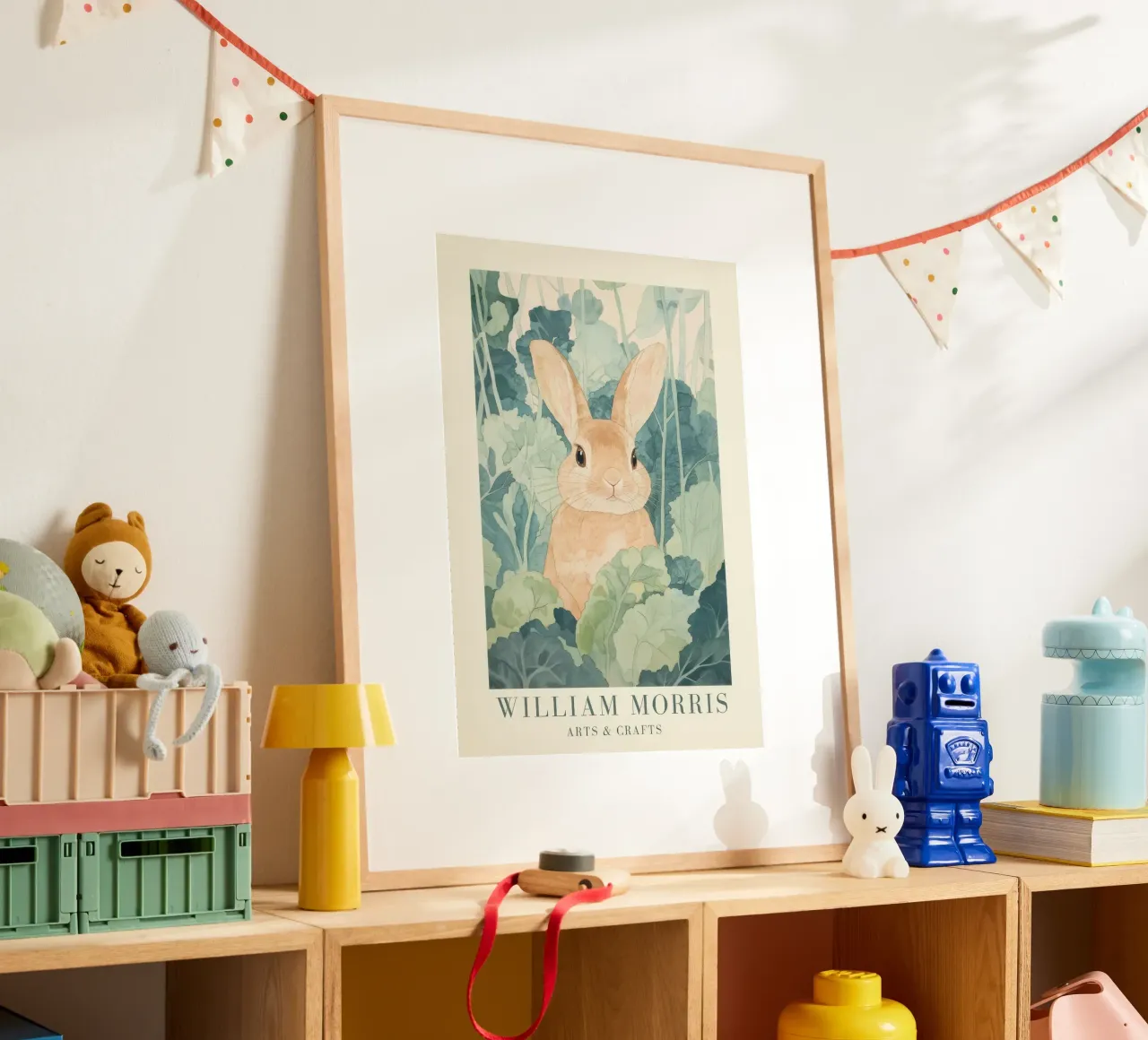 William Morris Hare poster da Botanical Art Studio