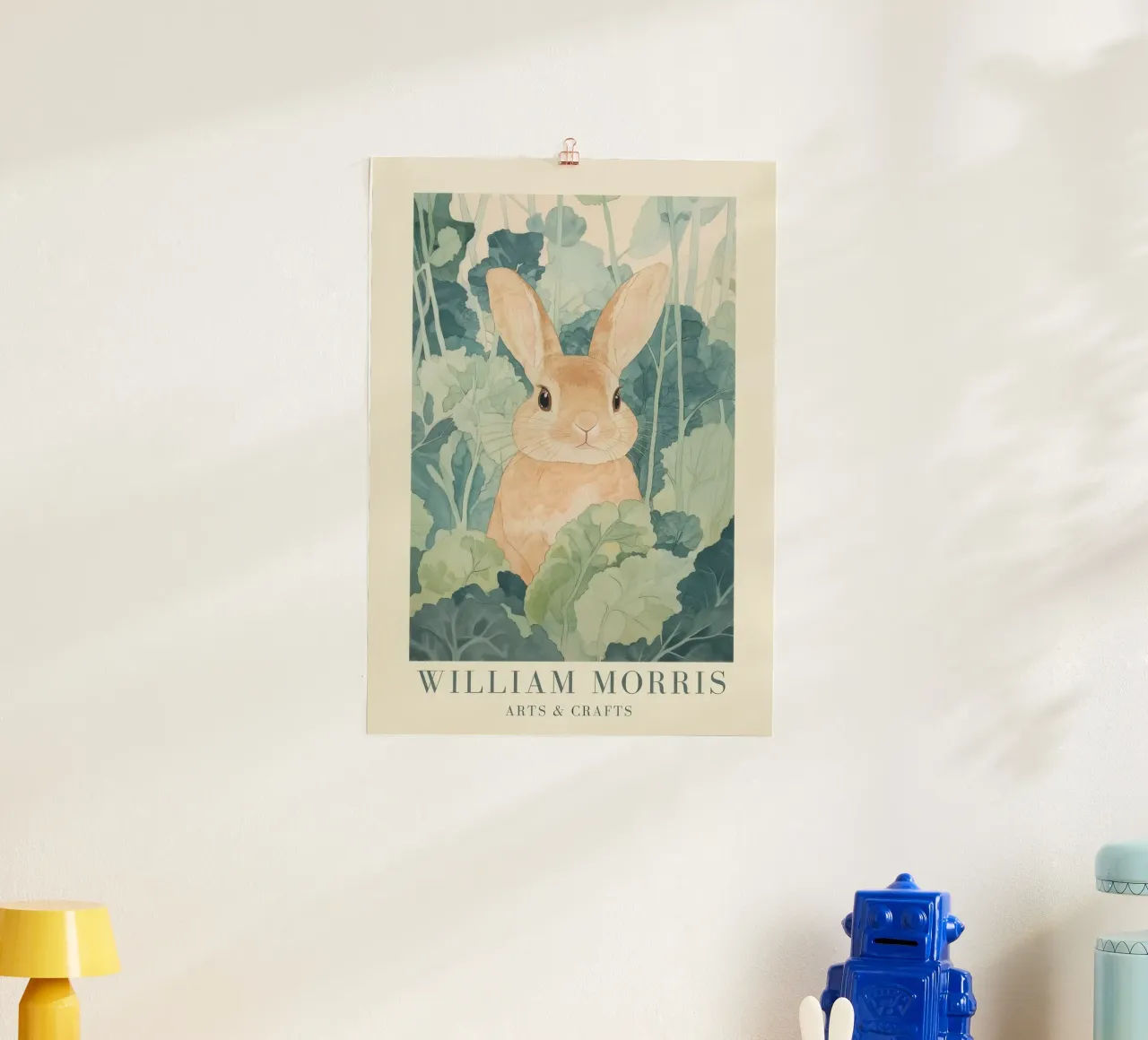 William Morris Hare poster da Botanical Art Studio