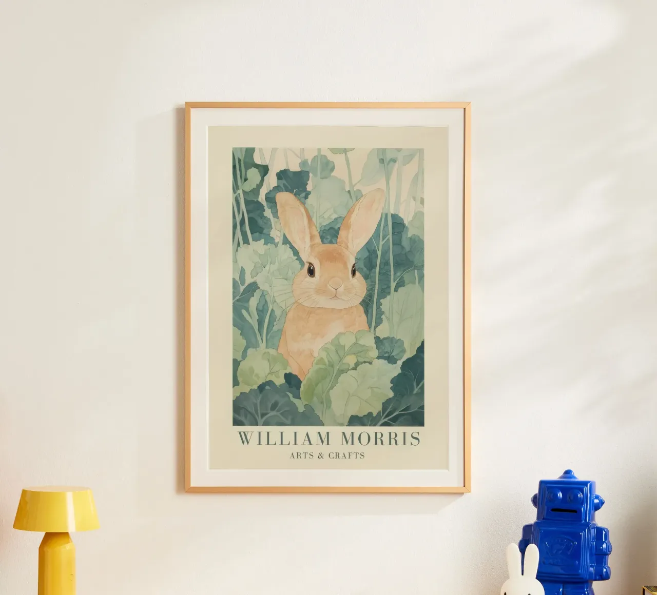 William Morris Hare poster da Botanical Art Studio