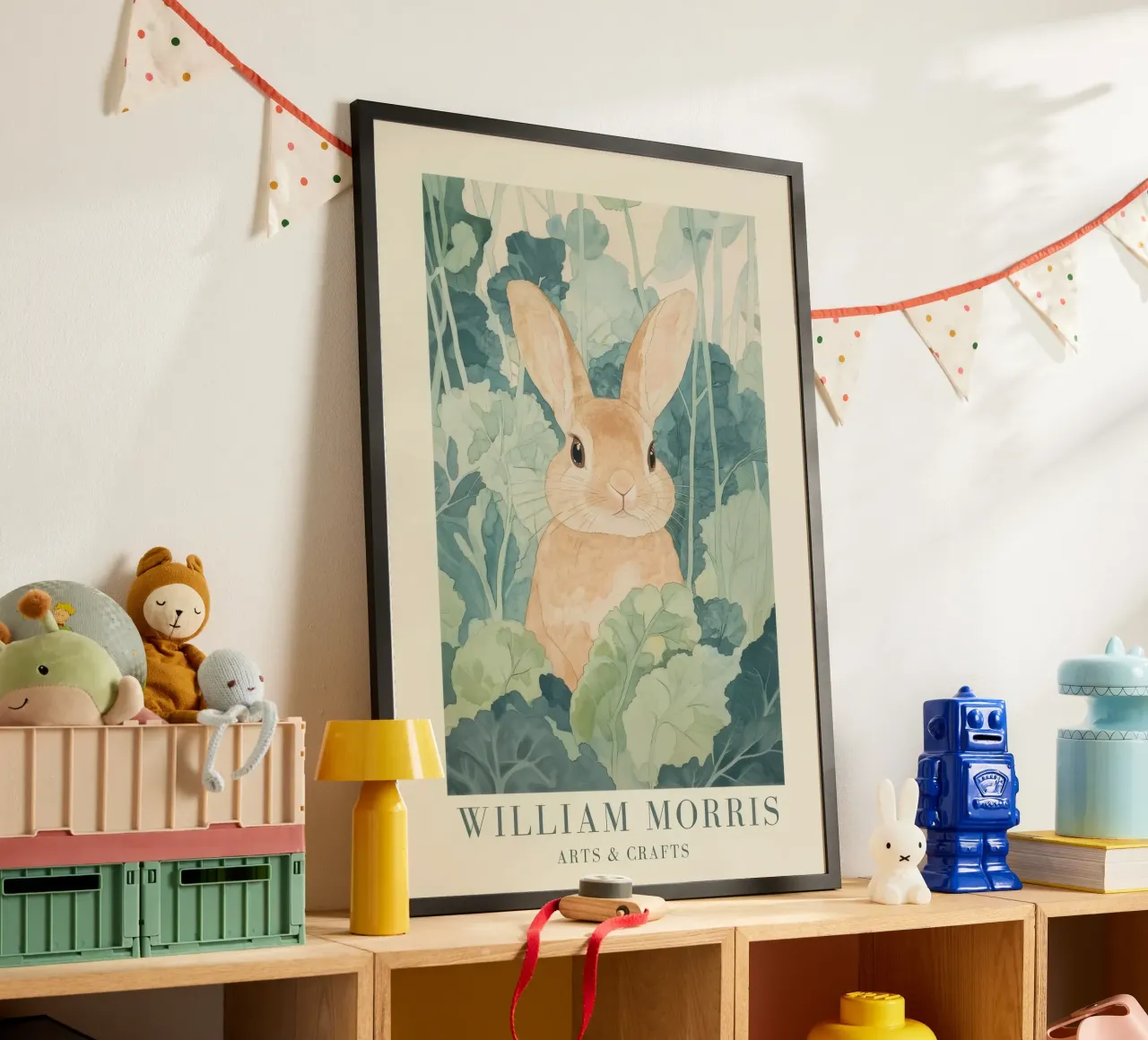 William Morris Hare poster da Botanical Art Studio