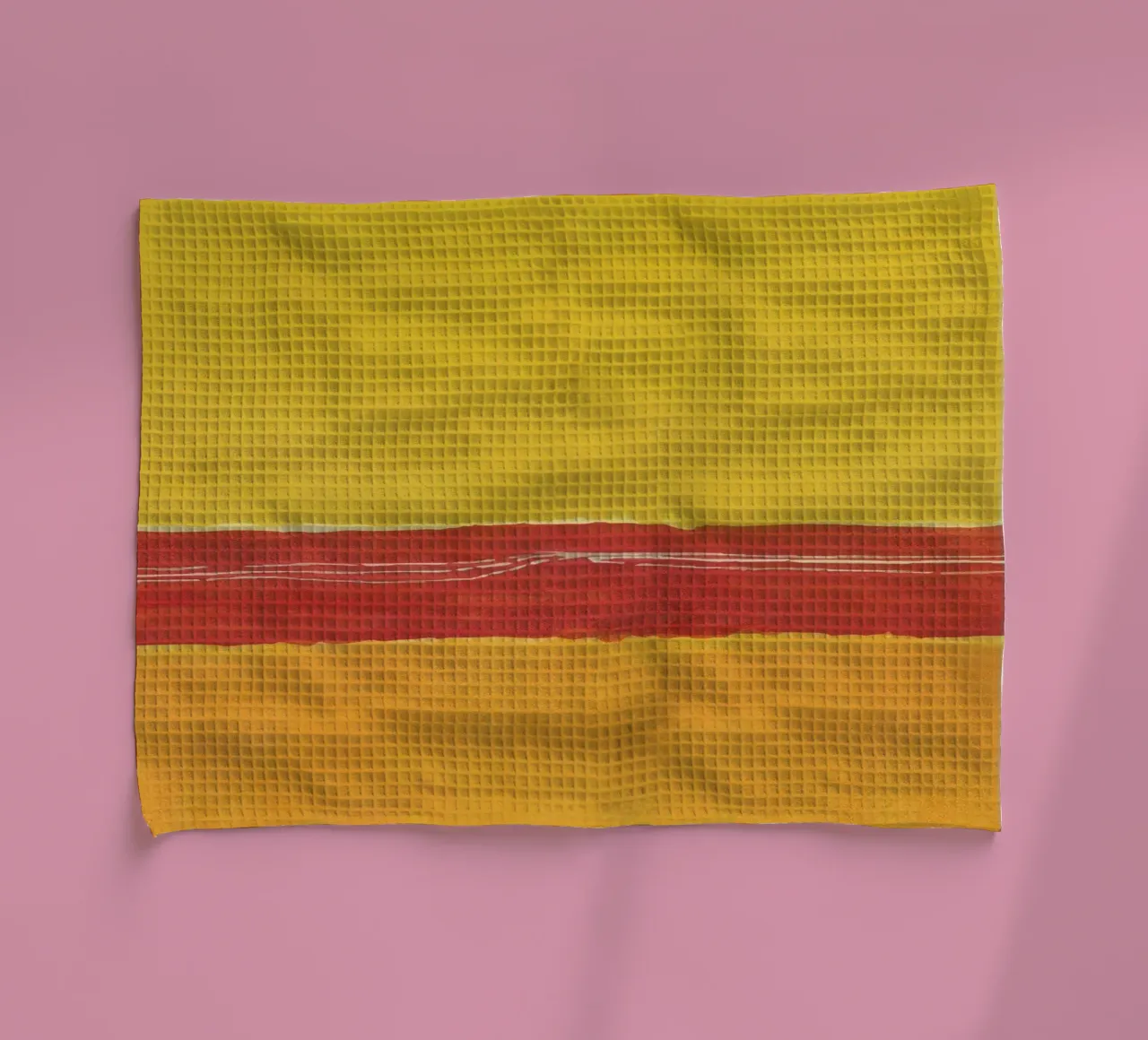 Orange Jaune Abstrait torchon de Chérie Prints