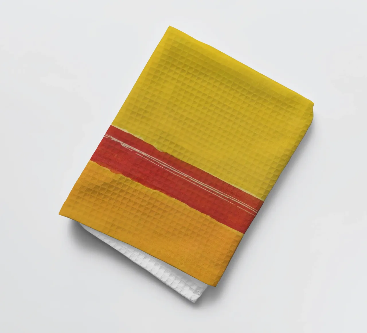 Orange Jaune Abstrait torchon de Chérie Prints