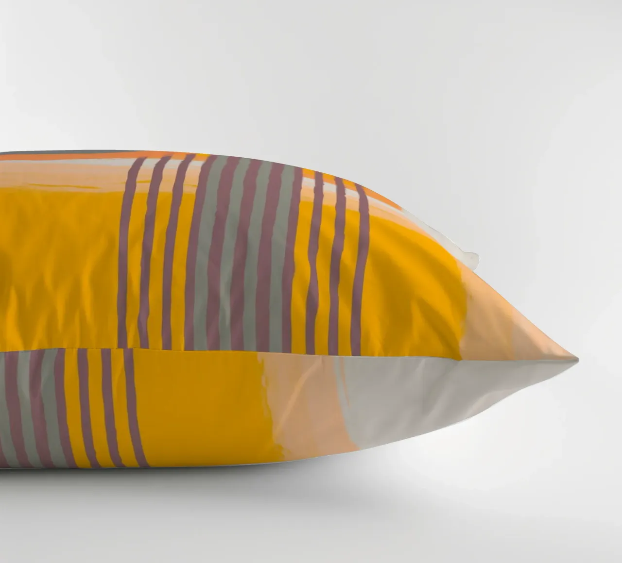 Abstract composition in yellow and gray cuscino da MirimoART