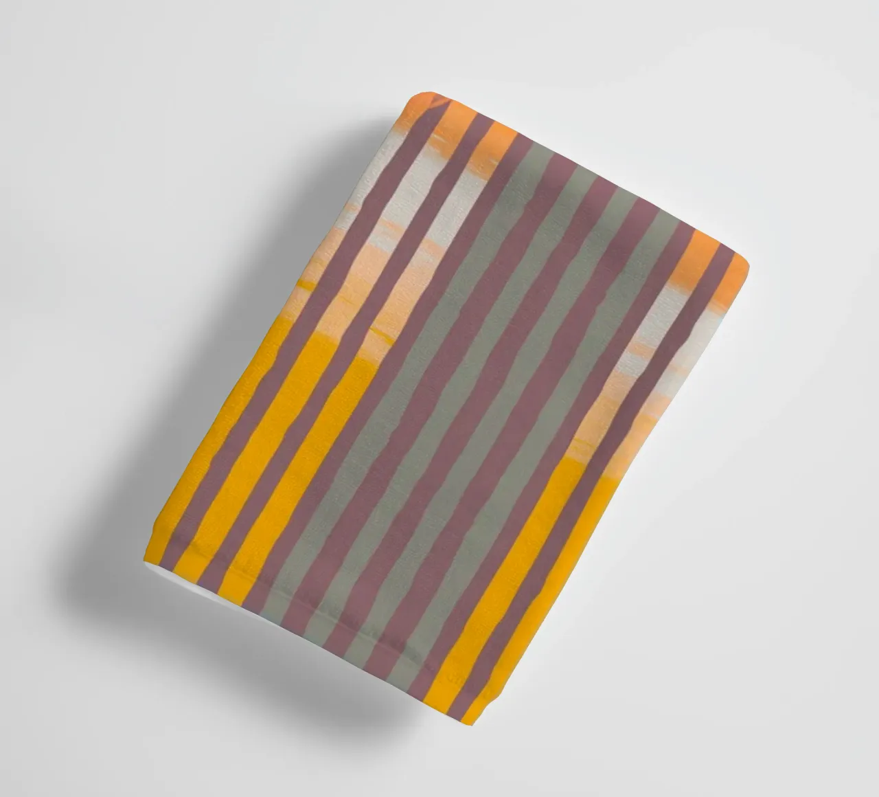 Abstract composition in yellow and gray Handtuch von MirimoART