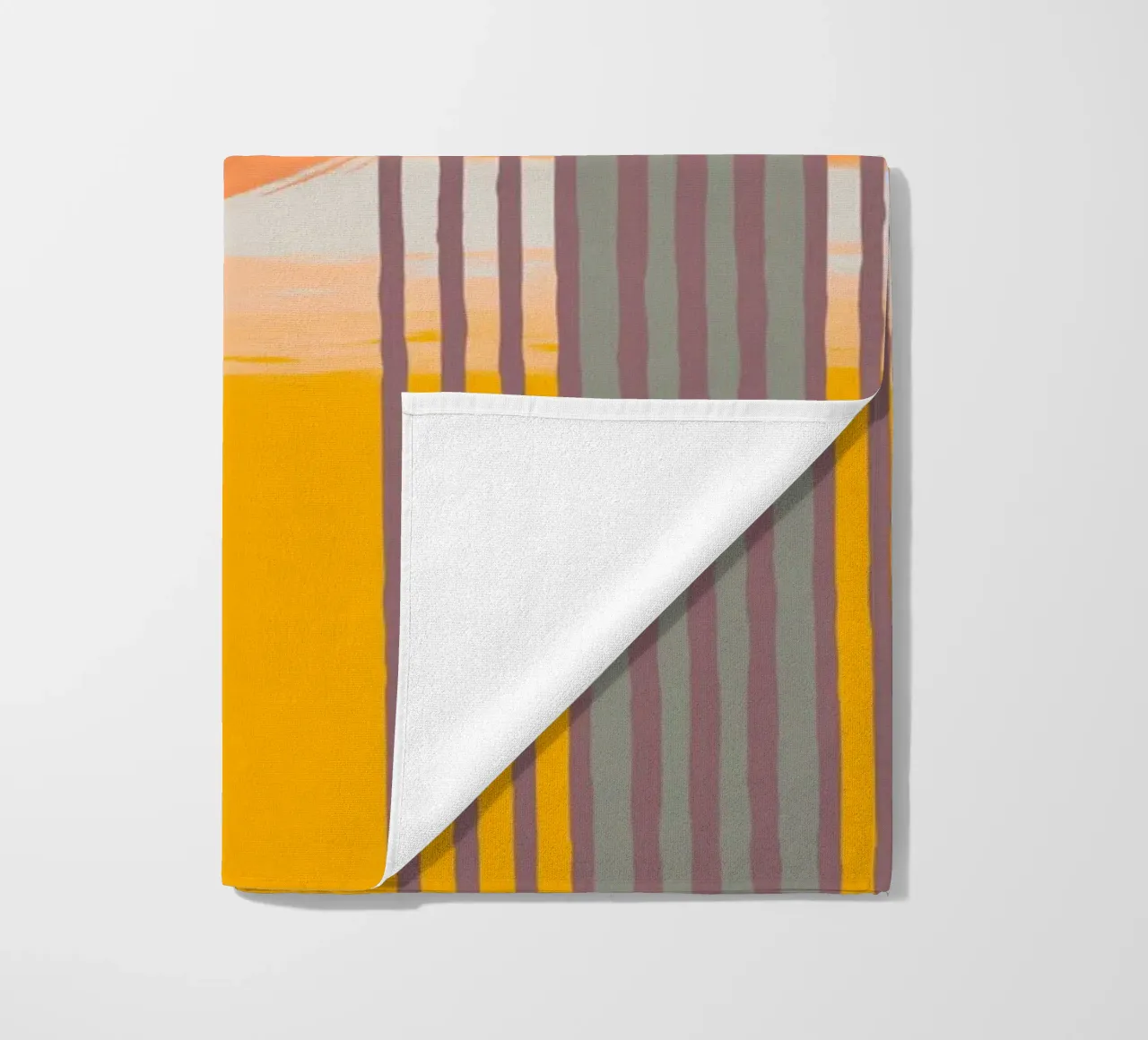 Abstract composition in yellow and gray telo mare da MirimoART