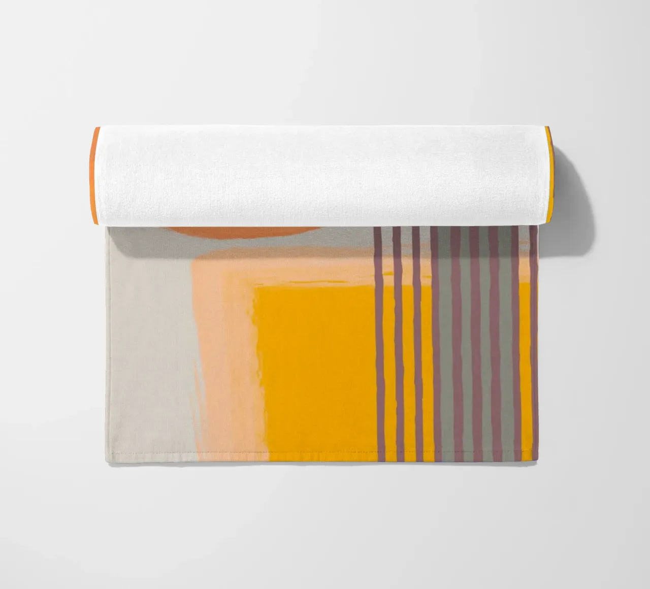 Abstract composition in yellow and gray telo mare da MirimoART