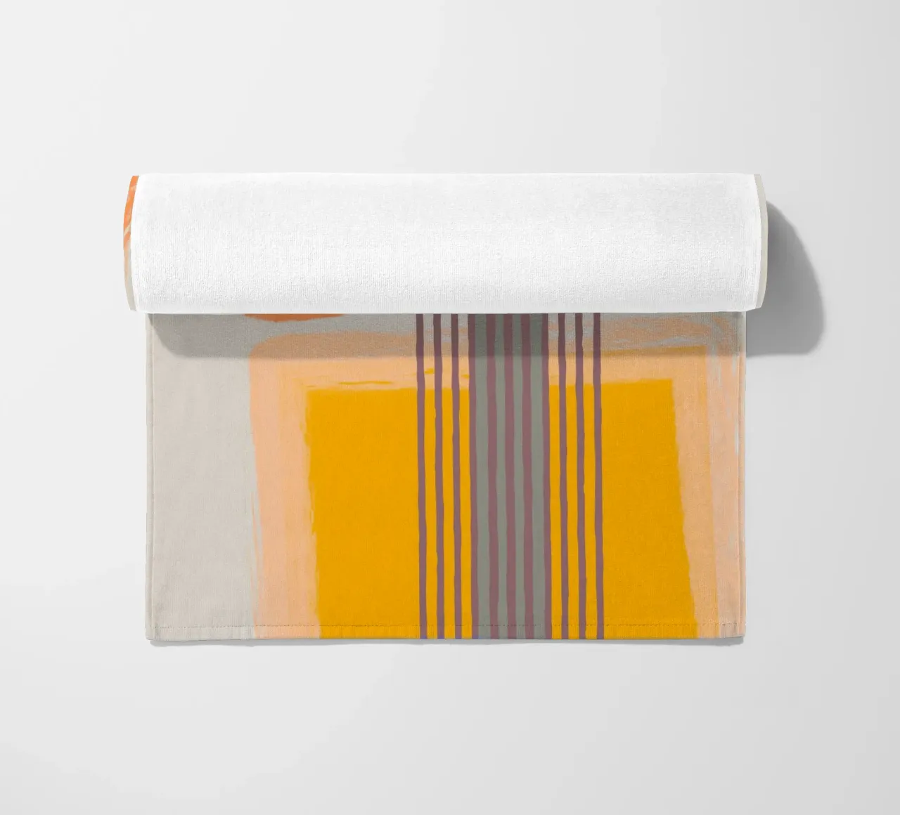 Abstract composition in yellow and gray telo mare da MirimoART
