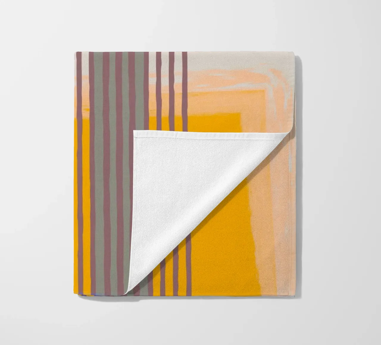 Abstract composition in yellow and gray telo mare da MirimoART