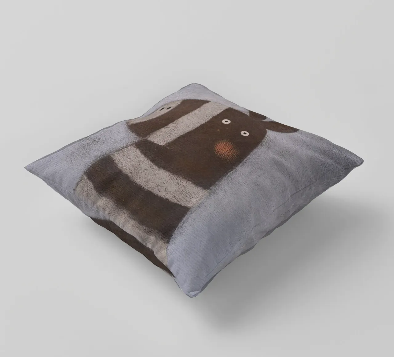 Nelli Suneli - Zebra spaventata cuscino da The Artcircle