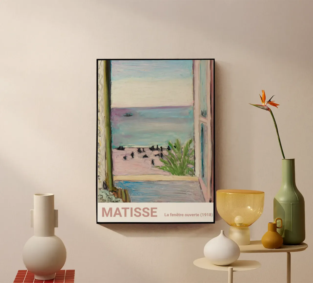 Poster Matisse plexiglass da the red studio