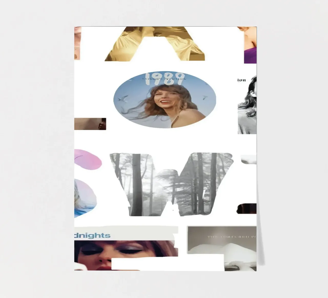 Taylor Swift 1989 foglio adesivo da posterindo