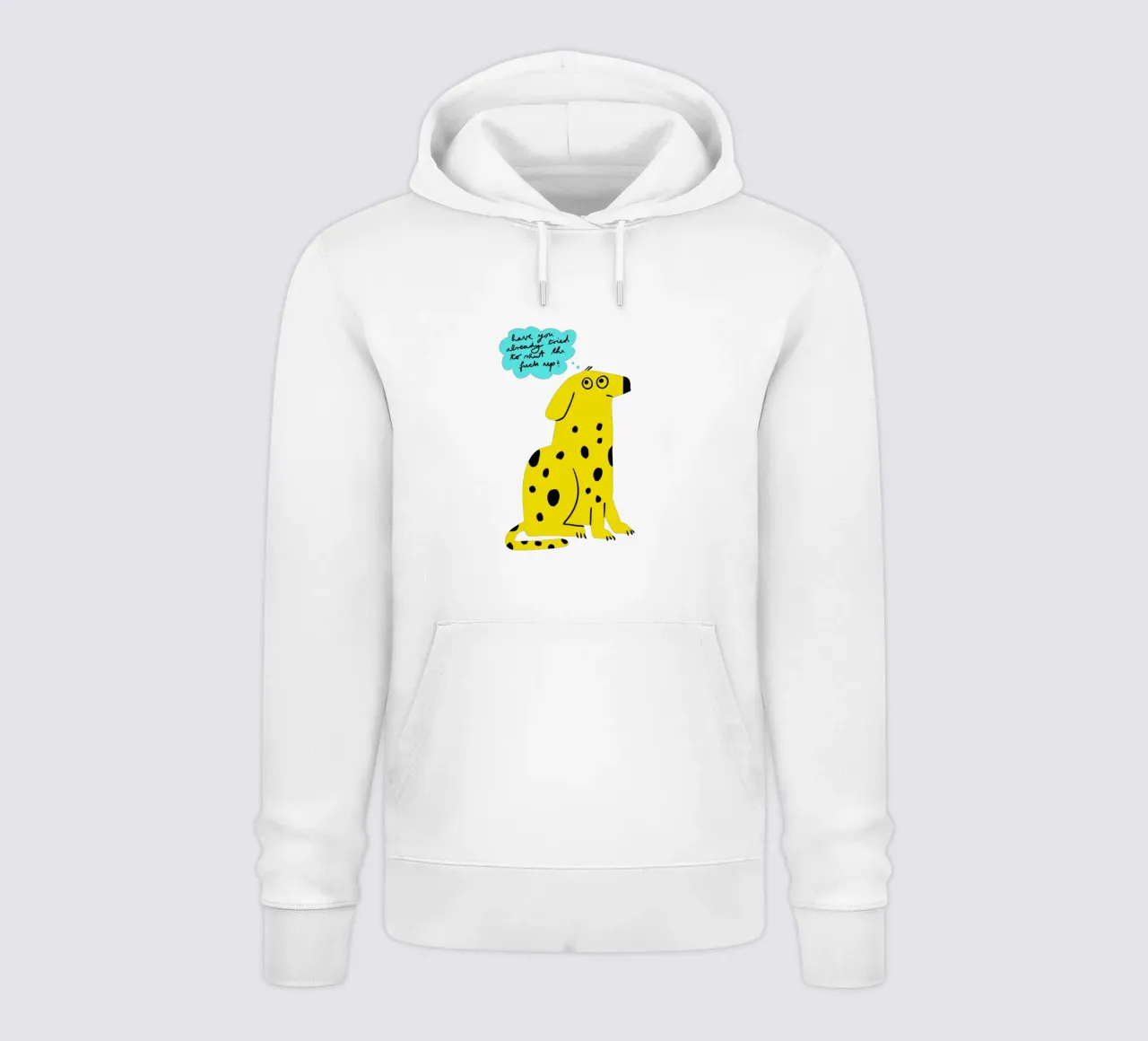 Have you already tried to shut the fck up? felpa con cappuccio da aucontraire