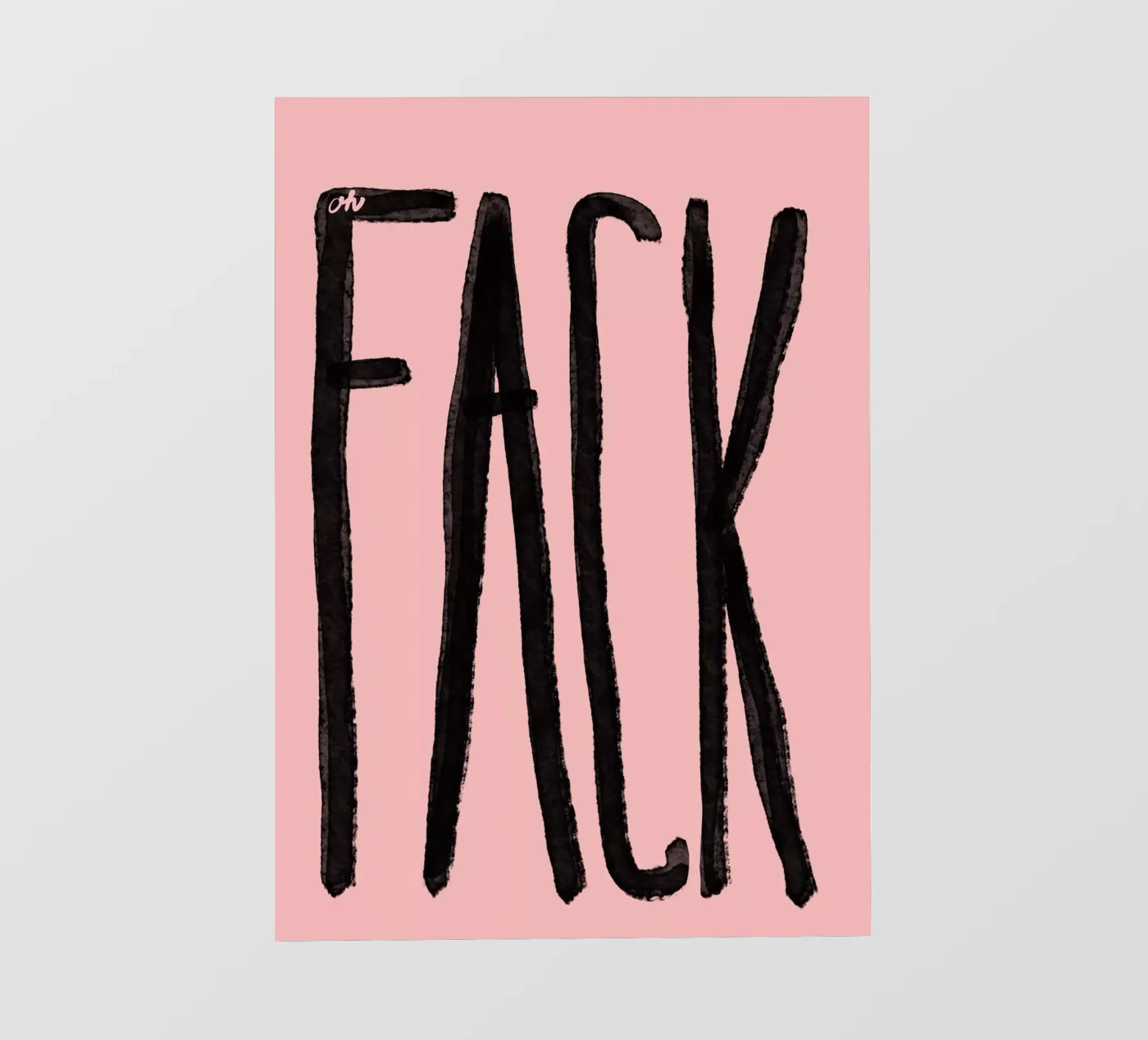 Fack backlit folie van Hej Ibiza by Ute Arnold