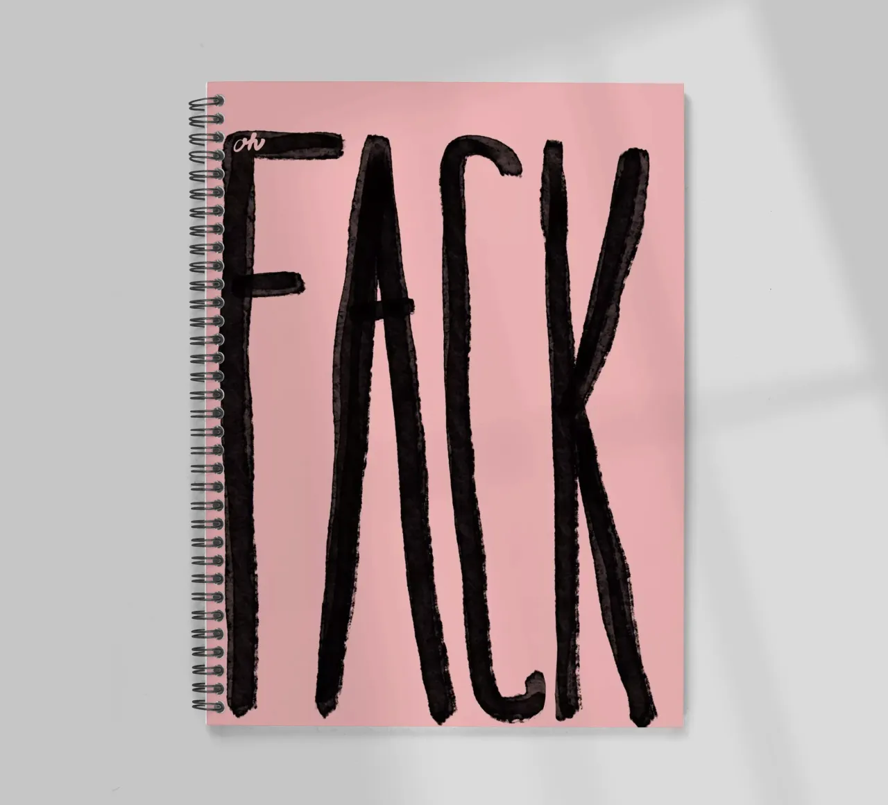 Fack spiral notebook by Hej Ibiza by Ute Arnold
