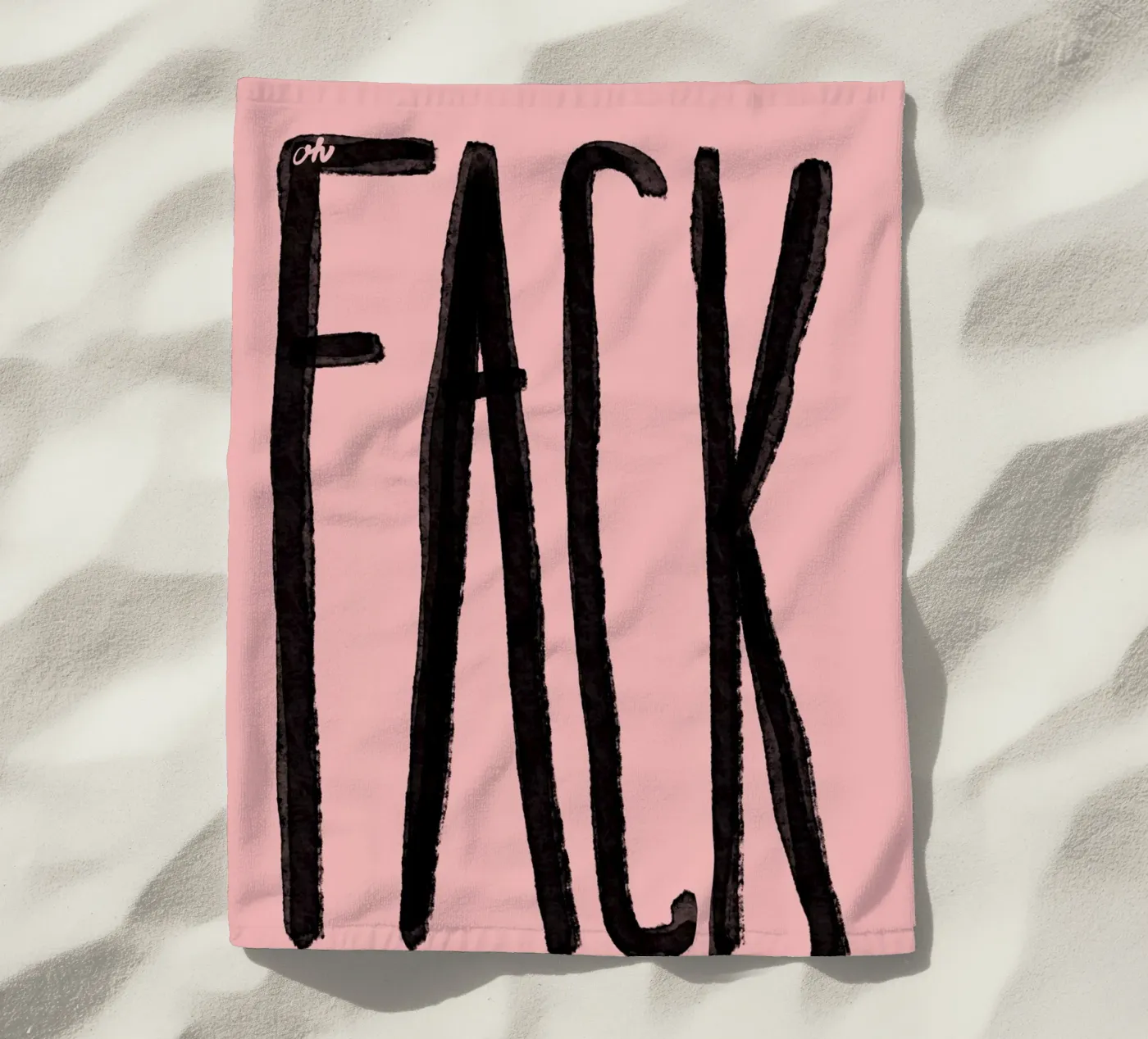Fack strandhanddoek van Hej Ibiza by Ute Arnold
