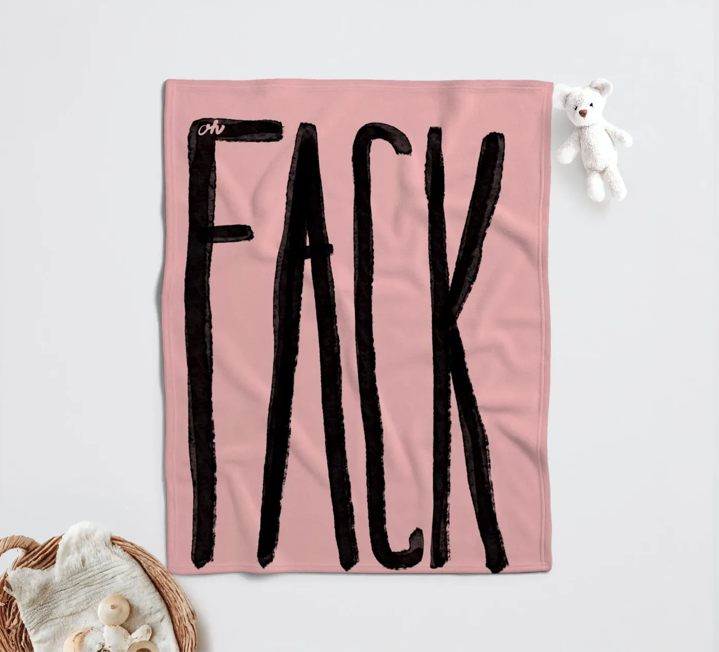 Fack Fleecedecke von Hej Ibiza by Ute Arnold