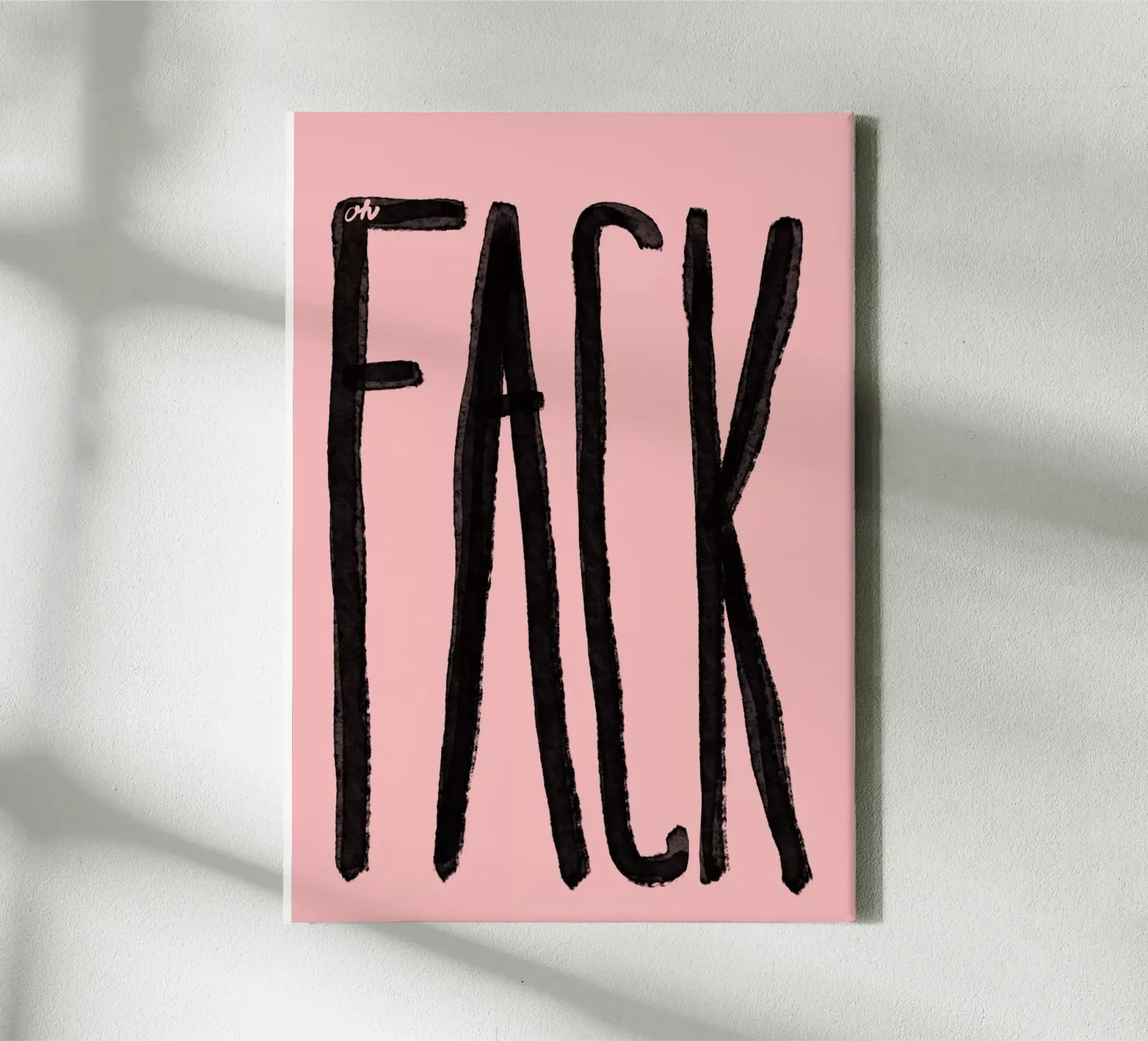 Fack canvas van Hej Ibiza by Ute Arnold