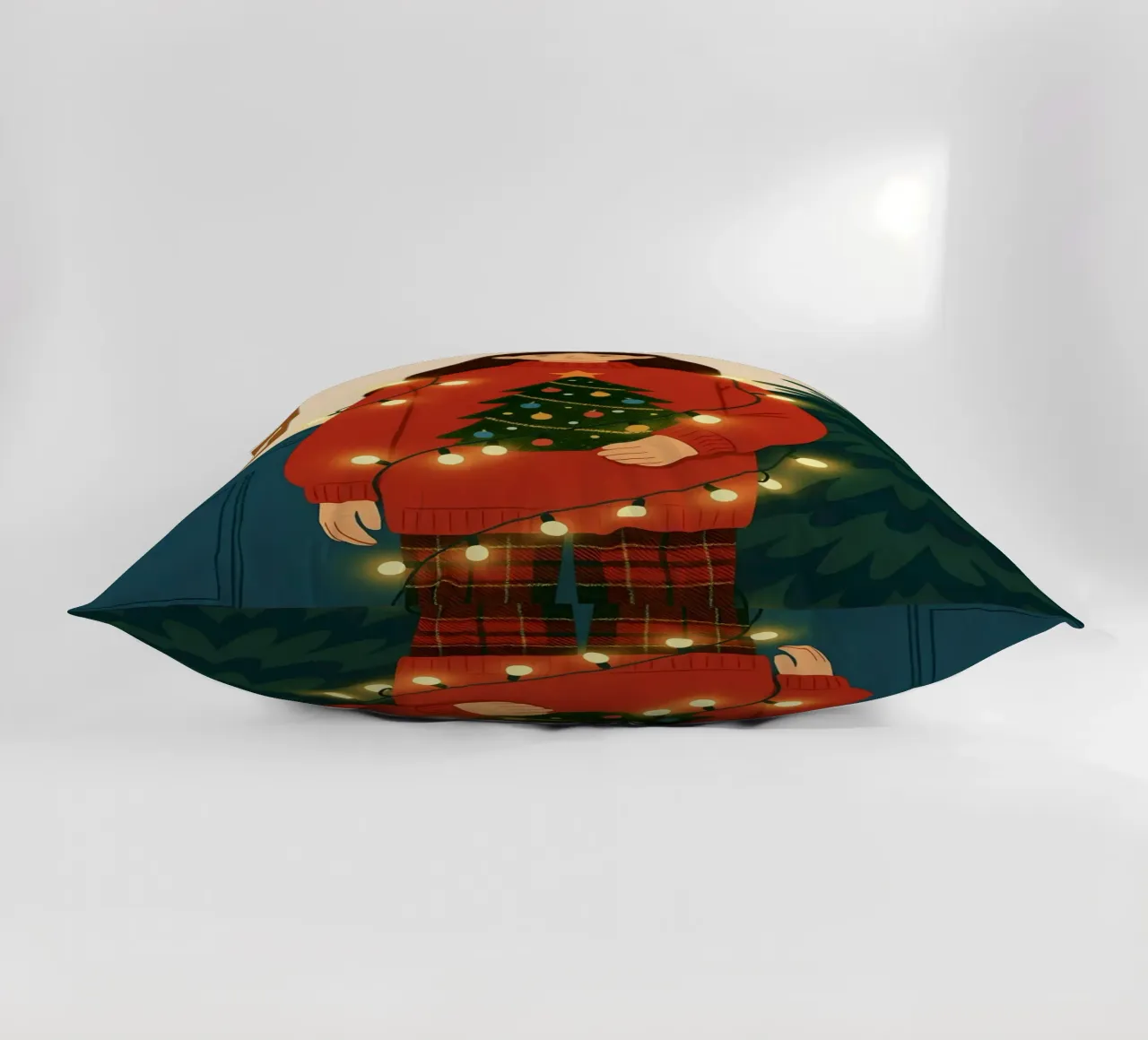 LUCI DI NATALE AGGROVIGLIATE cuscino da CHRISTMAS ART
