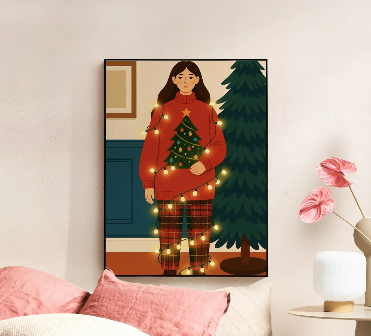 LUCI DI NATALE AGGROVIGLIATE plexiglass da CHRISTMAS ART