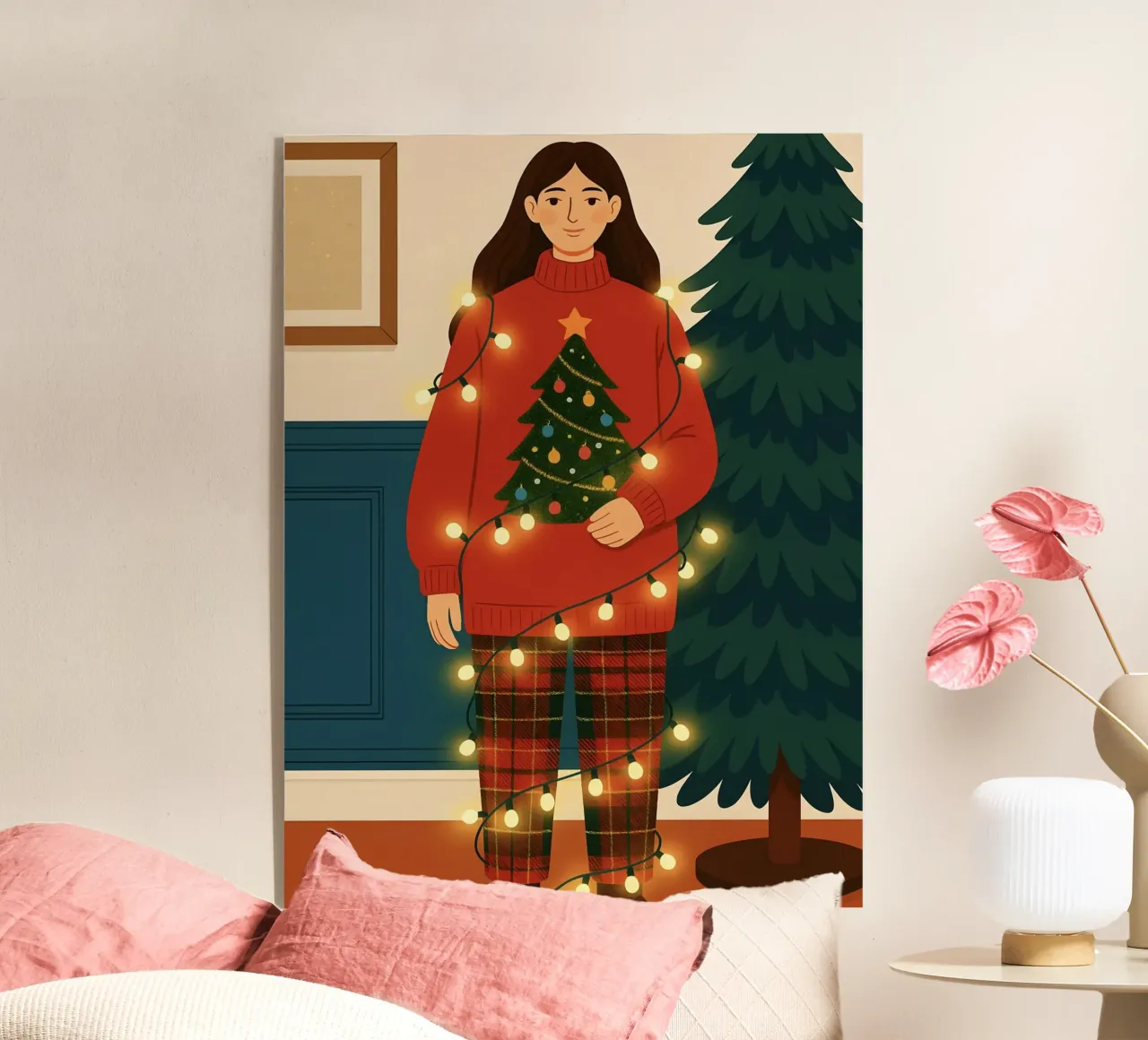 LUCI DI NATALE AGGROVIGLIATE plexiglass da CHRISTMAS ART