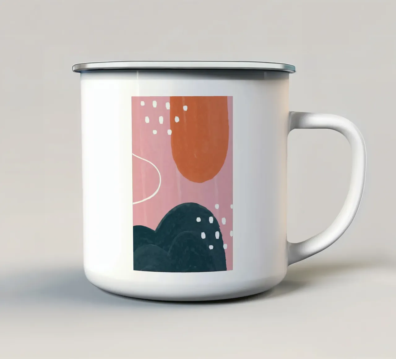 Arte moderna tazza in smalto da helloworld