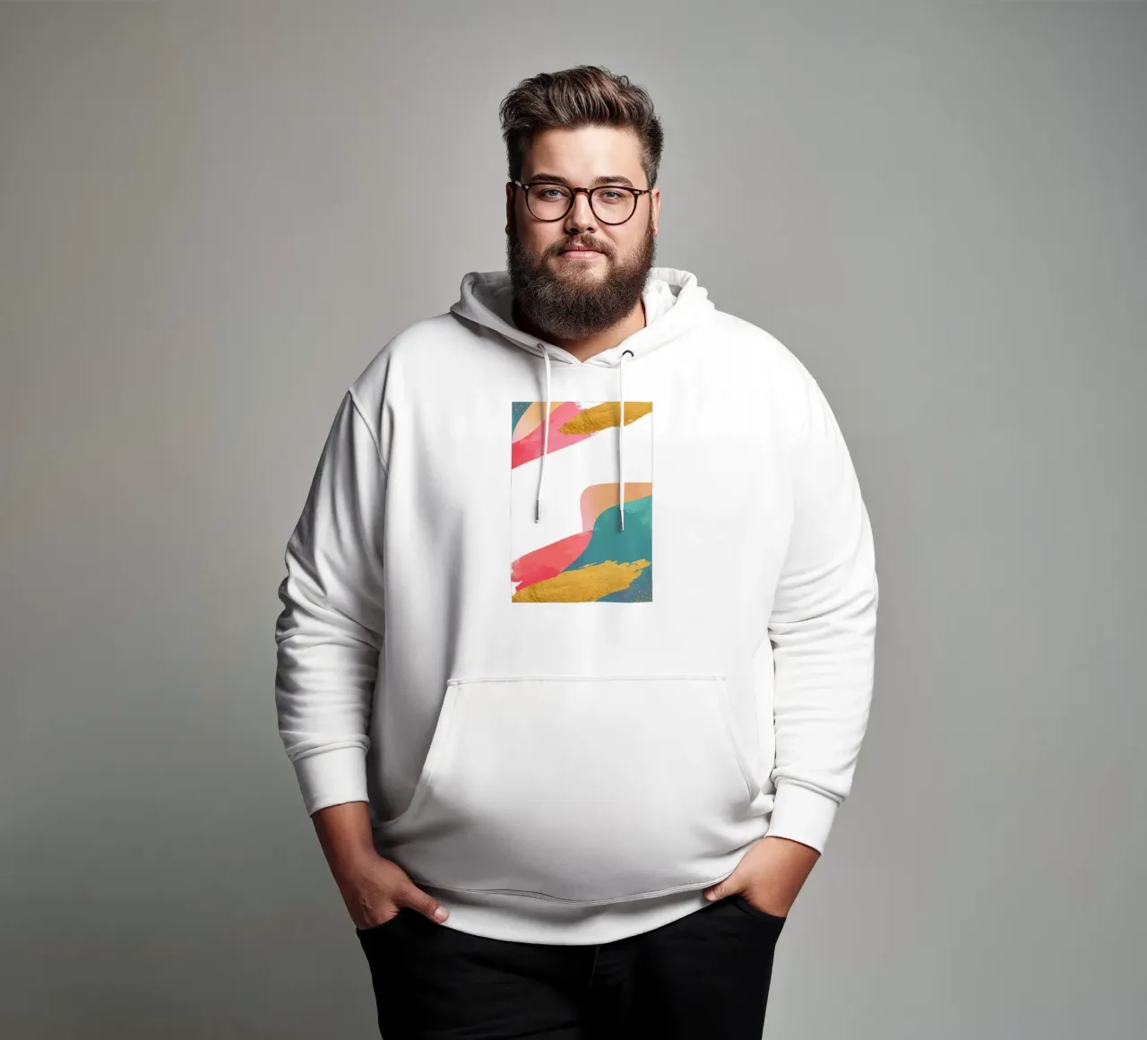 Arte moderna felpa con cappuccio da helloworld
