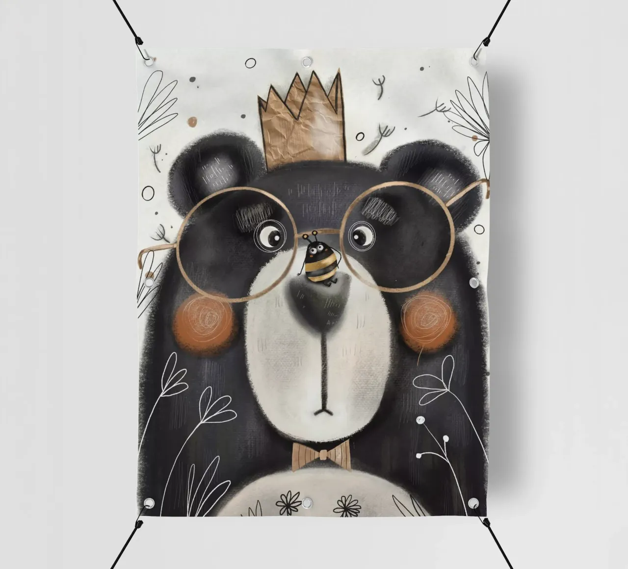 Nelli Suneli - The cheeky Bee and the Bear pvc cover by The Artcircle