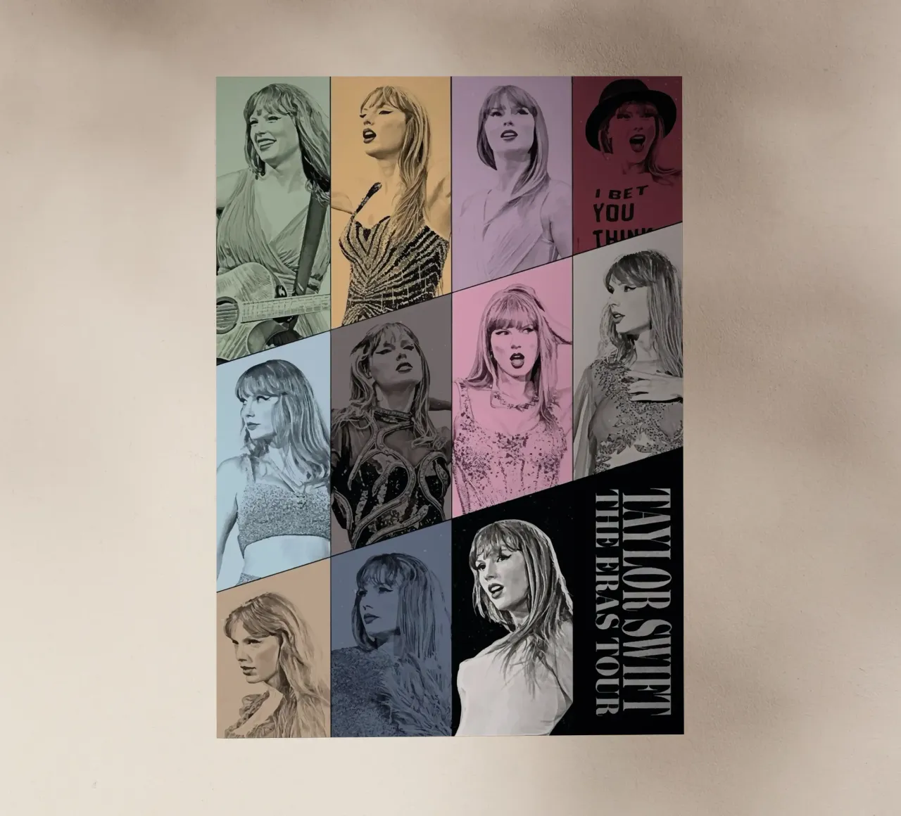 Taylor Swift Il tour delle epoche pellicola backlit da posterindo