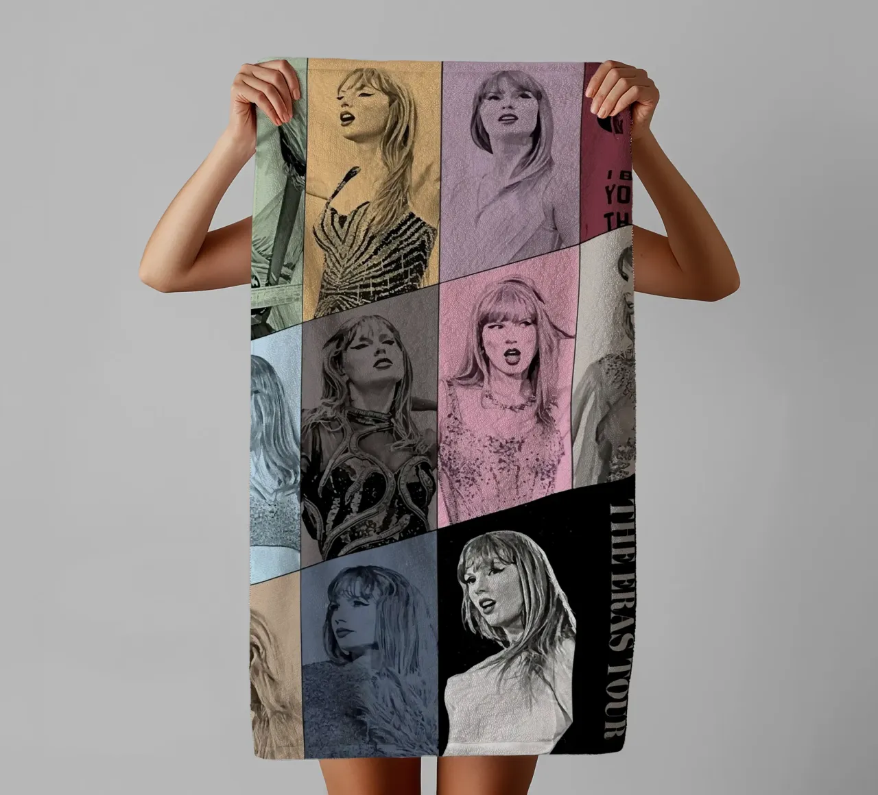 Taylor Swift The Eras Tour toalla de baño de posterindo
