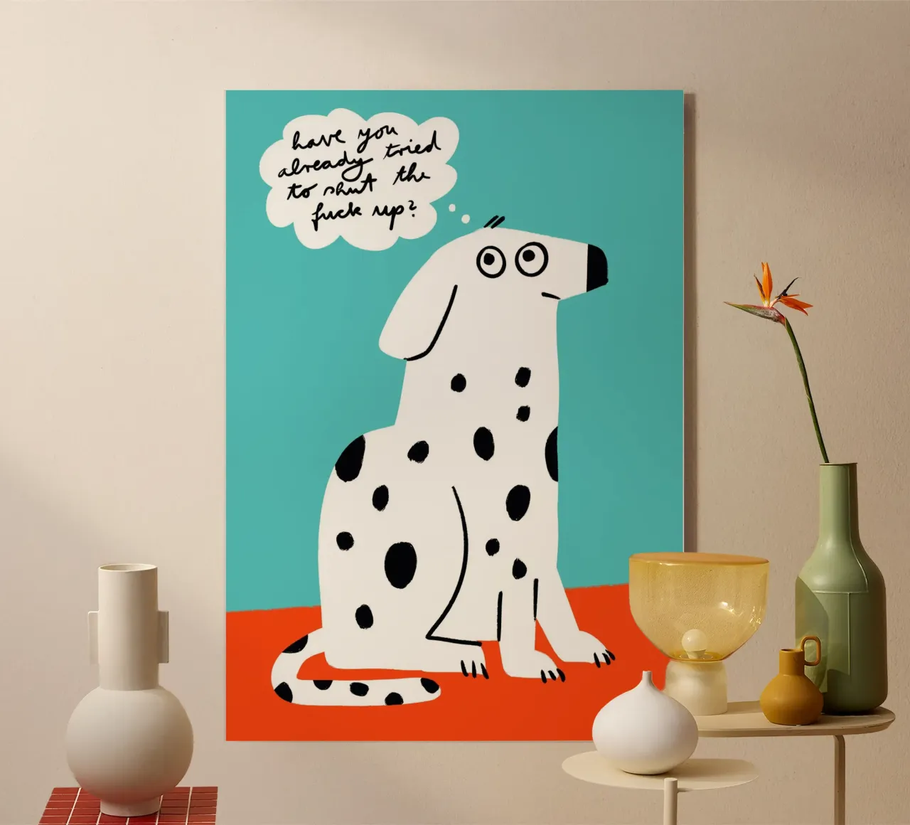 Have you already tried to shut the fck up? plexiglass da aucontraire