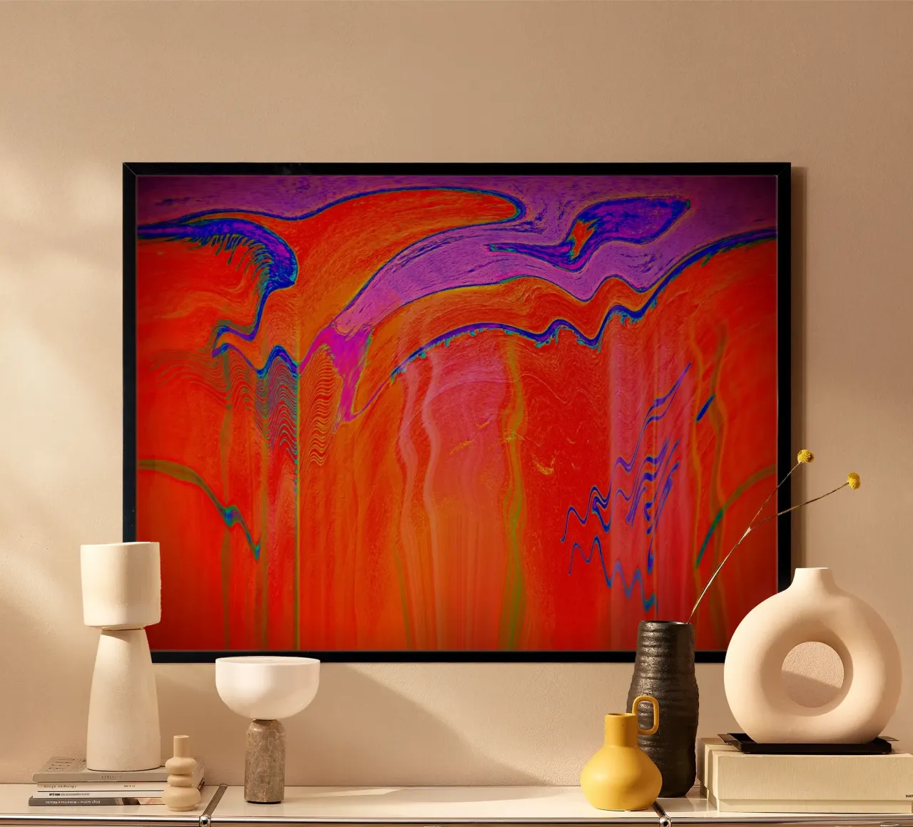 abstract dripping paints carta hahnemühle da artshop