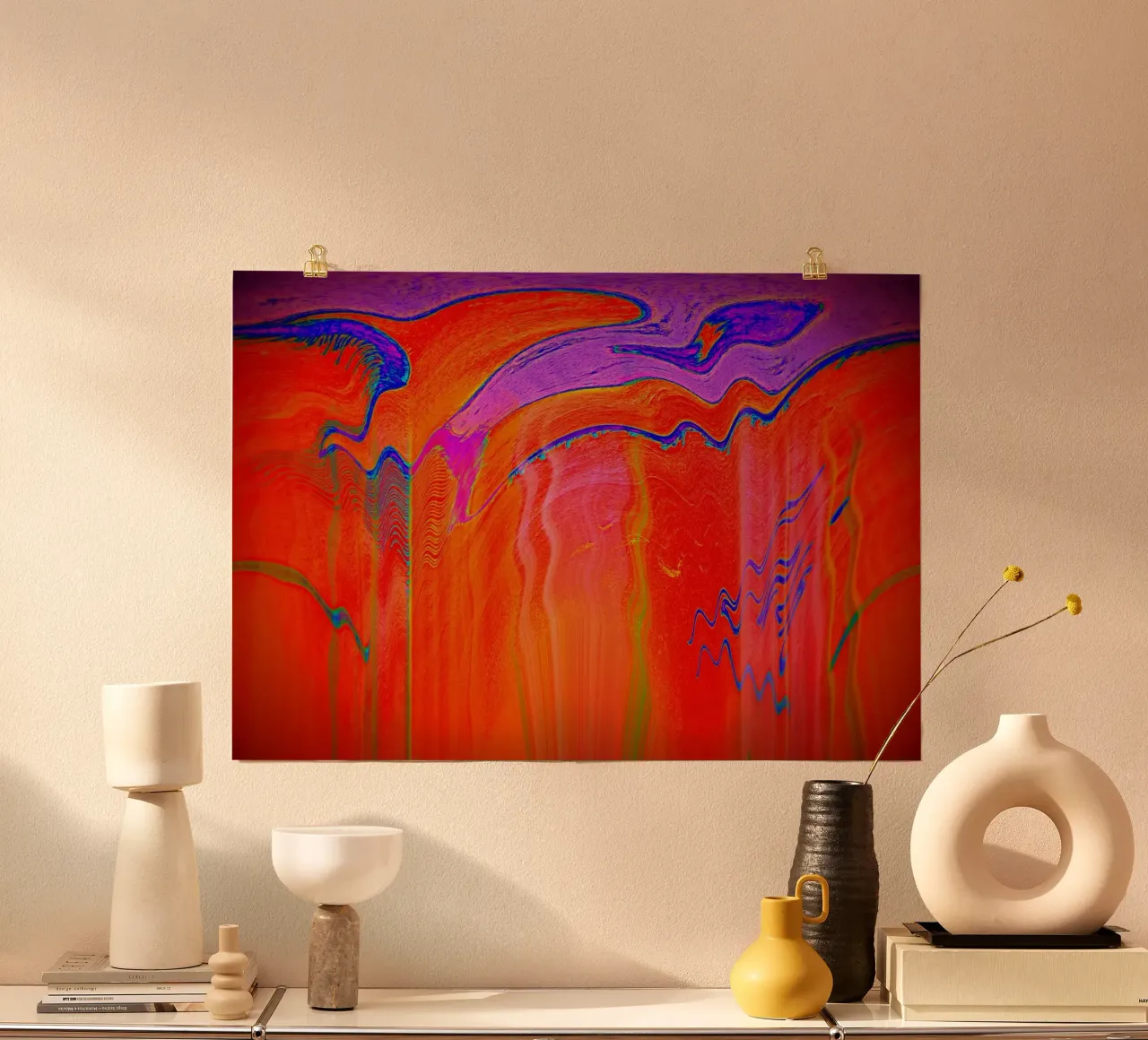 abstract dripping paints carta hahnemühle da artshop