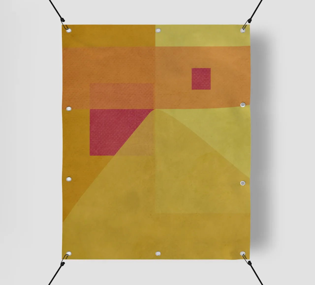 Yellow abstract telo in pvc da MirimoART