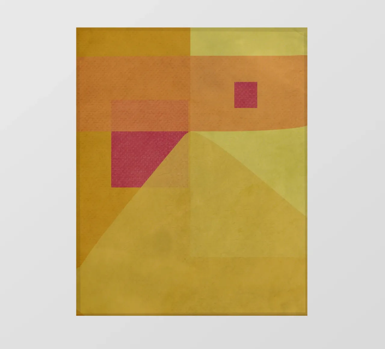 Yellow abstract telo in pvc da MirimoART