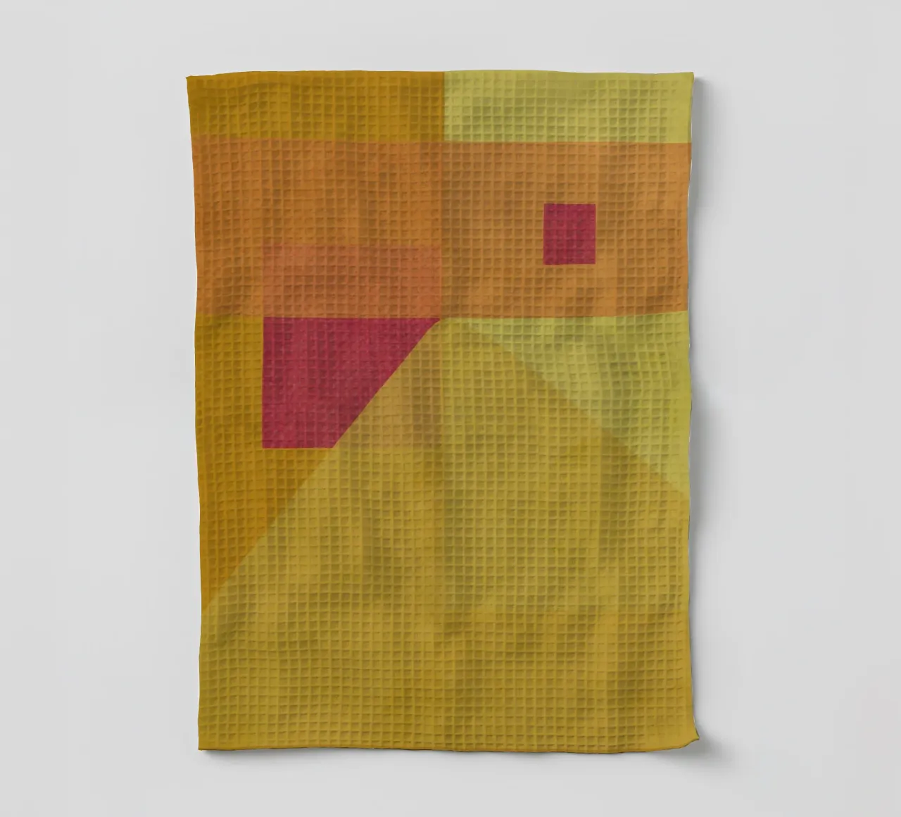 Yellow abstract Geschirrtuch von MirimoART