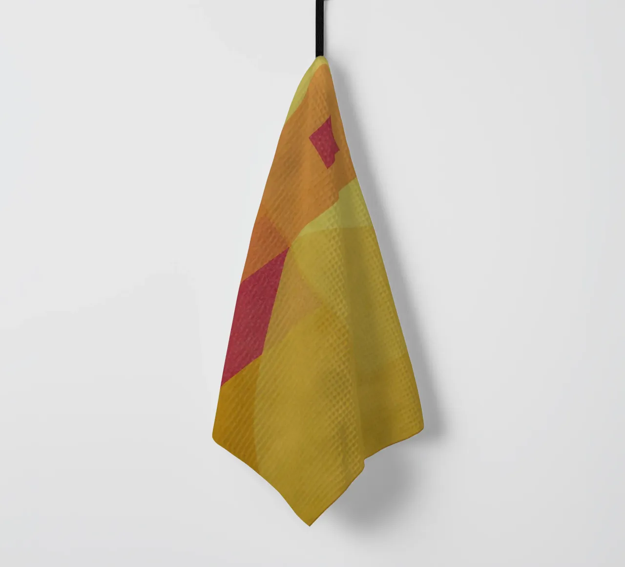 Yellow abstract Geschirrtuch von MirimoART